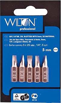 Набір спеціальних біт 5 шт. 5х25мм Шліц