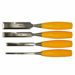 Набір стамесок 4шт (6,12,18,25мм) пластикова ручка Sigma (4326231)