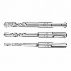 Набір свердл по бетону SDS Plus, quatro, набір 3 шт. - 6, 8, 10 x 110 мм