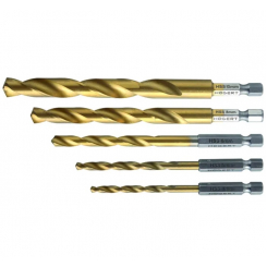 Набір свердл по металу 5 шт. HEX - хвостовик HOEGERT 4.5.6.8.10 HT6D180