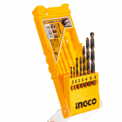 Набір свердл по металу 7 од. 2-6 мм INGCO