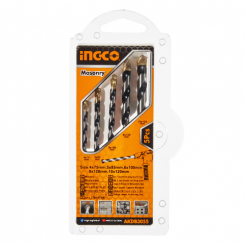 Набір свердл по цеглі/бетону 5 шт. 4–10 мм INGCO
