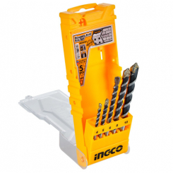 Набір свердлів по бетону 5 шт 4-10 мм.