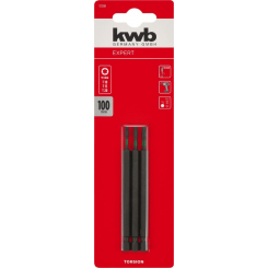 Набір торсіонних біт 100 мм, Torx T10/15/20, 3 шт, KWB (123241)
