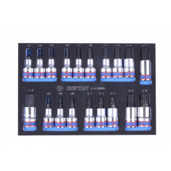 Набір торцевих біт  1/2" 19 одиниць