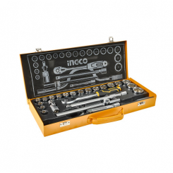 Набір торцевих головок з тріскачкою 1/2" INGCO INDUSTRIAL