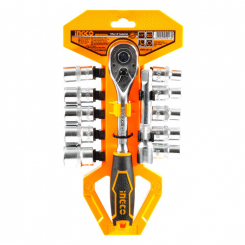 Набір торцевих головок з тріскачкою 1/2 INGCO INDUSTRIAL