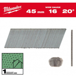 Набір цвяхів для нейлера 15G/20°/32мм (2000 шт) MILWAUKEE