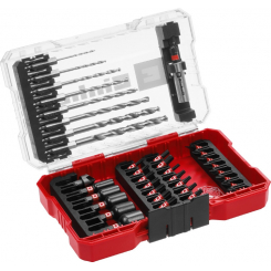 Набір ударних біт і свердл по металу Einhell 39 шт, M-Case (108773)