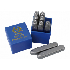 Набір ударних клейм 6 мм цифри 9 одиниць