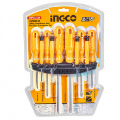 Набір викруток, 10 шт. INGCO Super Select
