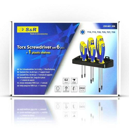 Набір викруток S & R TORX 6 шт