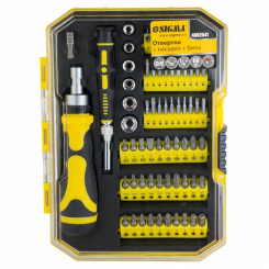 Набір викруток битий 69шт CrV (кейс) Sigma (4002541)