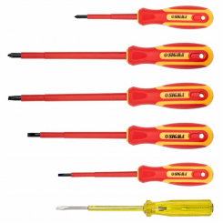 Набір викруток діелектричних 5шт викрутка-індикатор 250В CrV Sigma (4001071)