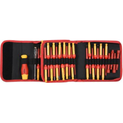 Набір викруток діелектричних ізольованих YATO: до 1000 V, 50 шт. з чохлом