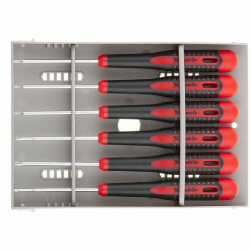 Набір викруток для точних робіт Fusion, 2-компонентна рукоятка, 6 шт, у пластиковому пеналі, МТХ