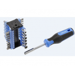 Набір викруток та біт, 34 пр. HOEGERT SL/PH/PZ/TORX/HEX HT1S100