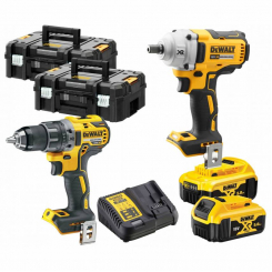 Набір з двох безщіткових інструментів DeWALT DCK2077P2T
