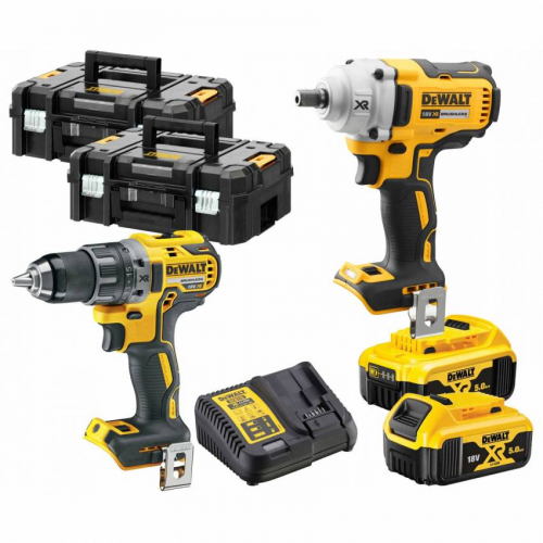 Набір з двох безщіткових інструментів DeWALT DCK2077P2T