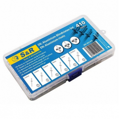 Набір заклепок S&R алюмінієвих 410 шт