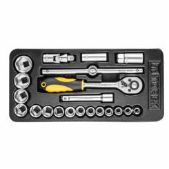 Набір змінних головок 1/2", 21 шт., вставити