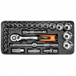 Набір змінних головок 1/2", 27 шт., вставити