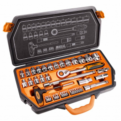 Набір змінних головок 1/2", 42 шт.