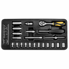 Набір змінних головок 1/4", 21 шт., вставити