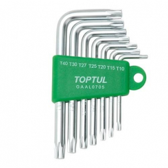 Набір Г-обр. ключів TORX T10-T40 7од. TOPTUL GAAL0705