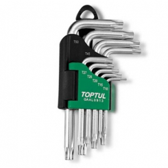 Набір Г-обр. ключів TORX T10-T50 9од. TOPTUL GAAL0913