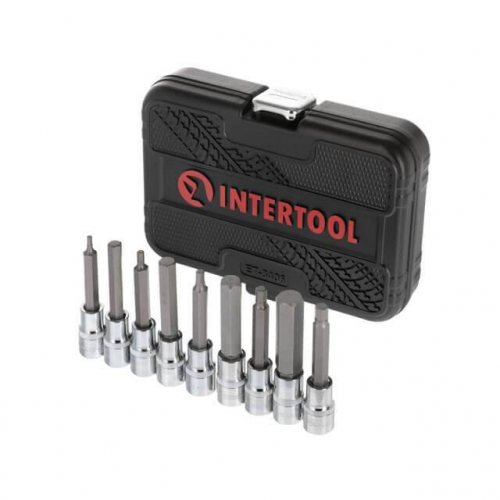 Набір біт HEX, STORM, 1/2", Н4-17, S2 INTERTOOL ET-8406