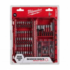 Набор бит Milwaukee SHOCKWAVE (75 предм.) (замена для 4932471588)