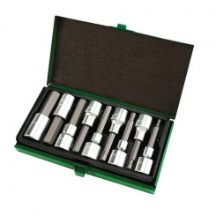 Набір біт впресований в головку 1/2" Н4-Н17 80мм TOPTUL GAAD0905