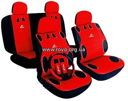 Набір чохлів MILEX/Mambo AG-24017/7 підлога к-т/2пер 2задн 5підг опл 2накл.ремн.без/красн