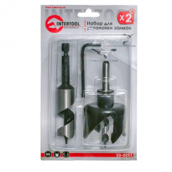 Набір для встановлення замків, 2 шт INTERTOOL SD-0252