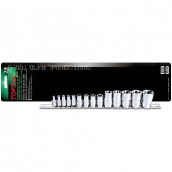 Набір головок TORX 1/4 "-1/2" E4-E24 14д. (Зірка Давида) TOPTUL GAAR1402
