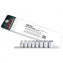 Набір головок TORX 3/8 "E8-E20 8ed. (Зірка Давида) TOPTUL GAAG0802