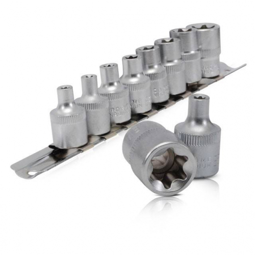 Набір головок TORX, E5-E16, 3/8", 8 од. INTERTOOL ET-6015