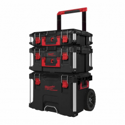 Набір кейсів PACKOUT MILWAUKEE 3шт (ящик на колесах, великий кейс, кейс)