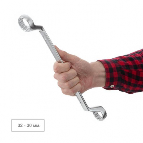 Набір ключів накидних 12 шт, 6-32 мм Cr-V, DIN838 STORM INTERTOOL XT-1203