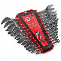 Набір ключів ріжкових 12 од., 6-32 мм, Cr-V INTERTOOL HT-1003