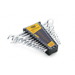 Набір ключів рожково - накидних стандарт 6-22мм (12шт) СИЛА