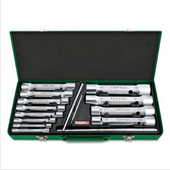 Набір ключів торцевих трубчастих 6-32мм 15од. TOPTUL GAAD1510