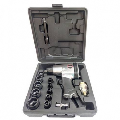 Набор пневмоинструмента 1/2" (350N/m;7000об/мин;9-11,13,14,17,19,22,24,27) 17ед. AEROPRO RP7808