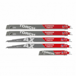 Набір полотен для шаблею. пили SAWZALL CARBIDE MILWAUKEE, (5шт)