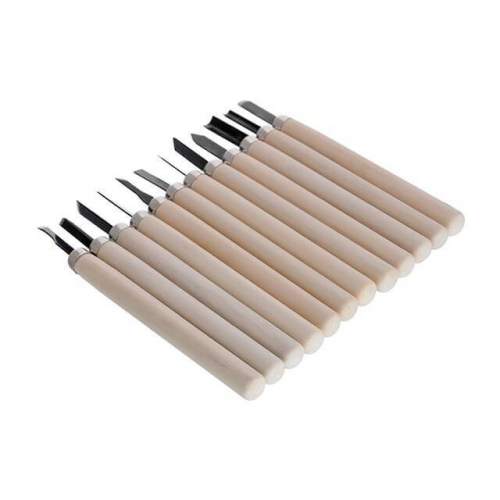 Набір різців по дереву 12 шт INTERTOOL HT-3504