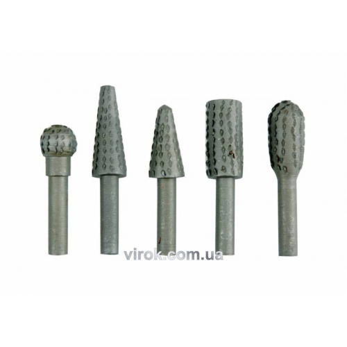 Набір шарошок по дереву та ДСП, 5 шт. 6 мм VOREL