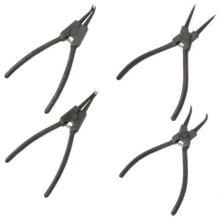 Набiр щипців для зняття і встановлення стопорних кілець 150 мм, 4 шт INTERTOOL HT-7001