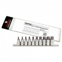 Набір шести ігор. дюймовий впрес. в головку 1/4"-1/2" 12од. TOPTUL GAAQ1208