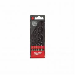 Набір свердел по дереву триточковий MILWAUKEE (Ø4,5,6,8,10), (5шт)